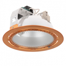 Светильник потолочный встроенный Brille 150W DL-09 Латунь