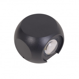 Подсветка Brille Металл 3W AL-293 Черный 34-338