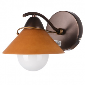 Бра Кантри Brille 60W BKL-187 Коричневый