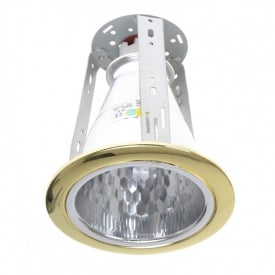 Светильник потолочный встроенный Brille 60W VDL-40 Латунь