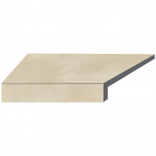 Фото - Aquaviva Угловой Г-образный элемент бортовой плитки Aquaviva Patio Beige, 600x345x50(20) мм (левый/45°) Aquaviva Угловой Г-образный элемент бортовой плитки Aquaviva Patio Beige, 600x345x50(20) мм (левый/45°)