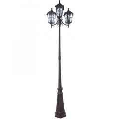 Вуличний ліхтар у класичному стилі Brille 60W GL-76 Коричневий Житомир