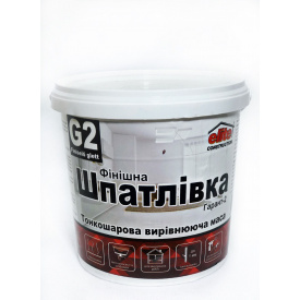Фінішна шпаклівка Elite Construction Гарант-2 1.5 кг Білий