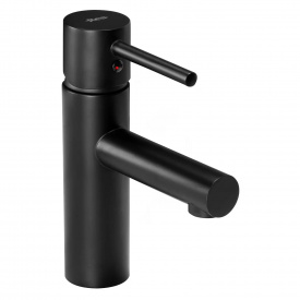 Змішувач для умивальника Rea Tess Низький: Чорний Мат (REA-B8881)