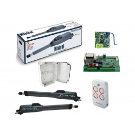 Комплект автоматики для установки на распашные ворота FAAC Genius Mistral 300