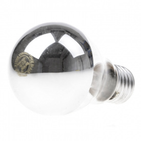 Лампа накаливания Brille Стекло 60W Хром 126739