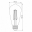Лампа дімерна Filament Videx VL-ST64FD-06274 6 Вт E27 4100 K Прозора (24312) Луцьк