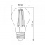 Лампа декоративна Titanum A60 7 Вт E27 2200 K TLFA6007272A Бронзовий (25521) Коростень