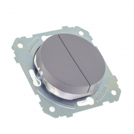 Выключатель Brille WB-2V Серый 42-272