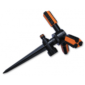 Зрошувач 3 ріжковий TRIO обертовий на кілку Bradas BLACK LINE