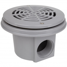 Hayward Слив донный Hayward 3253LGPAK2 2" под лайнер (компл. 2 шт), светло-серый
