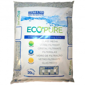 Waterco Песок стеклянный Waterco EcoPure 0.5-1.0 мм (20 кг)