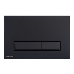 Панель смыва Excellent Platto black INEX.PL230.150.SOFT.BL Покровськ