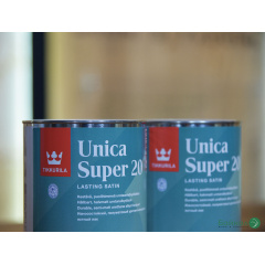 Полуматовый лак Unica Super 20 – Tikkurila (банка 0,9 л) Харьков