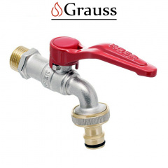 Grauss Кран для полива 1/2 (С адаптером под быстрый съем) (GR 247) Ірпінь