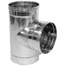 Трійник димохідний 87 ° нерж. Ø220 0.6 мм