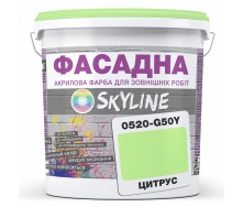 Фарба Акрил-латексна Фасадна Skyline 0520-G50Y Цитрус 3л