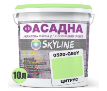 Фарба Акрил-латексна Фасадна Skyline 0520-G50Y Цитрус 10л