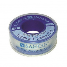 Фум стрічка Santan синя 12 мм * 0,1 мм * 12 м