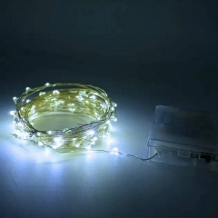Гірлянда Hoz Роса на батареях + USB 100 LED 10 м Холодний білий (MR66570) Вінниця