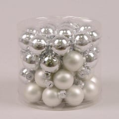 Кульки скляні Flora D-3 см. 45шт.(44549) Київ