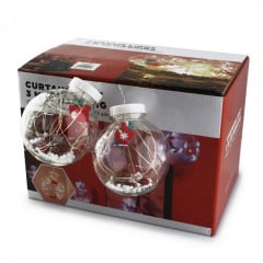 Гирлянда MHZ Xmas M-1 Copper curtain ball lamp 7257 Снеговик разноцветная Рівне