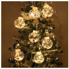 Гирлянда MHZ Xmas M-1 Copper curtain ball lamp 7257 Снеговик разноцветная Рівне