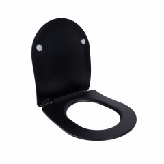 Сиденье Для Унитаза Qtap Robin/Scorpio С Микролифтом Slim Qt99U184Uf450Mb Черноморск