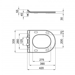 Сиденье Для Унитаза Qtap Presto С Микролифтом Slim Qt26991217Aw Бердичев
