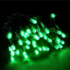 Світлодіодна гірлянда електрична з контролером Led на 500 світлодіодів зелений провід 35 м Зелена Киев