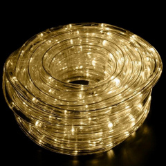 Світлодіодна гірлянда-шланг Xmas Rope light для новорічного декору вулиці 10м світло LED - Теплий білий Черкаси