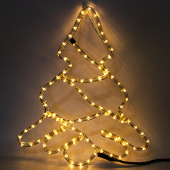 Світлодіодна гірлянда-шланг Xmas Rope light для новорічного декору вулиці 10м світло LED - Теплий білий Черкаси