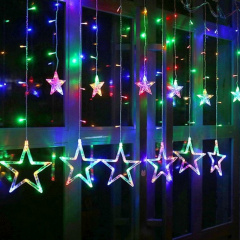 Гирлянда Xmas 120L Звезды 3М Разноцветное Свечение 165-Cl48Rgb Хуст