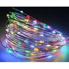 Светодиодная гирлянда нить Lampiki Капли росы на 100 Led электрическая мультицвет Ивано-Франковск