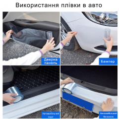 Противоударная защитная плёнка на окна Avio 115 мкм 40х152,4 см 119-8627255 Акимовка