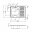 Кухонная Мойка Kroner (Krp) Dekor-6080L D0.6T160 Коростень