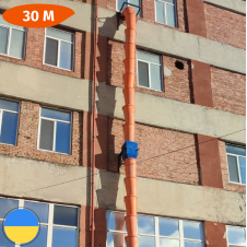 Фото - Сміттєспуск пластиковий будівельний 30 (м) Стандарт Сміттєспуск пластиковий будівельний 30 (м) Стандарт