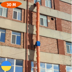 Сміттєспуск пластиковий будівельний 30 (м) Стандарт Чернігів