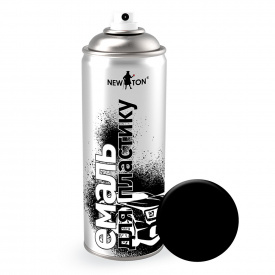 Емаль для пластика New Ton Аерозоль RAL 9005 Чорний 400 мл