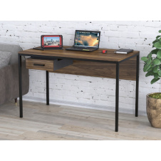 Письменный стол L-2p Loft-Design 120х650 мм с ящиками столешница дсп орех