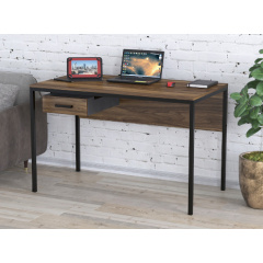Письменный стол L-2p Loft-Design 120х650 мм с ящиками столешница дсп орех Івано-Франківськ