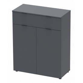Комод Doros Рон 2 2 фасады 1 шухляда Графит 80х38х100 (41516004)