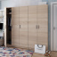 Шкаф для одежды Doros Промо Дуб сонома 2+3 ДСП 225х48х204 (42005003) Тернополь
