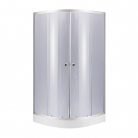 Душевая Кабина Lidz Latwa Sc90X90.Sat.low.gr (Llsc9090Satlowgr2) С Поддоном Lidz Kupala St90X90X16 (Lkust909016)