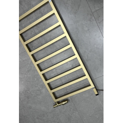 Рушникосушка комбінована Terma Grid 990x500 Brass, тен ONE + вентиль Unico Одеса