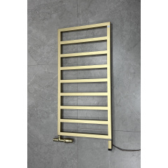 Рушникосушка комбінована Terma Grid 990x500 Brass, тен ONE + вентиль Unico Одеса