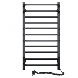 Электрический полотенцесушитель SANTAN Лестница Грандис 480х800 черный, Sensor, правосторонний