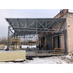 Сэндвич панель стеновая из пенополиуретана 80 мм Братское