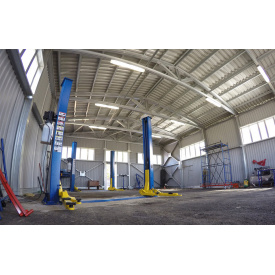 Будівництво СТО, що швидко зводиться за проектом