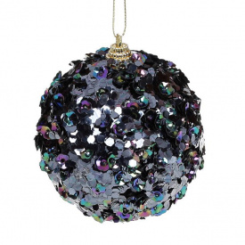 Шар новогодний BonaDi 8 см Синий (182-157)